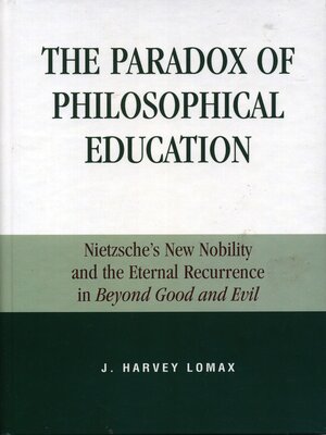 cover image of The Paradox of Philosophical Education